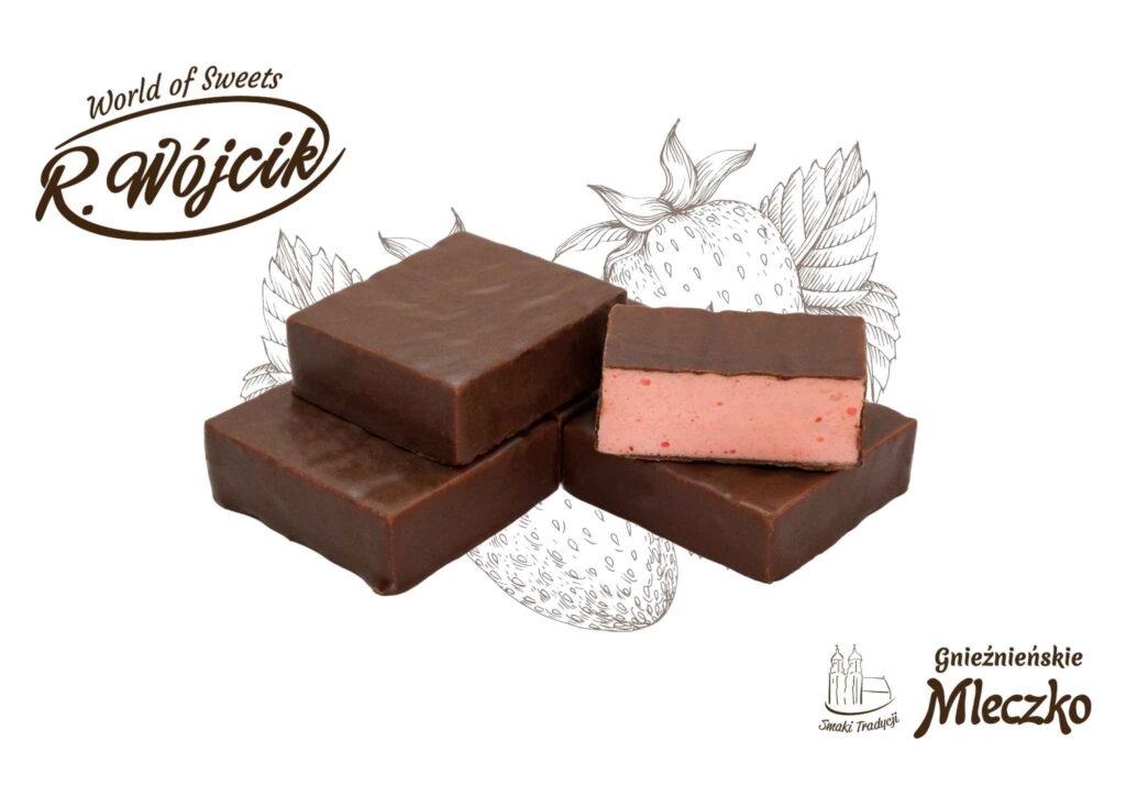 mleczko truskawkowe