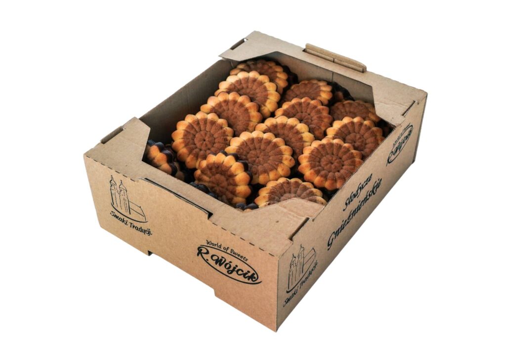 Ciastka Duety z polewą kakaową 1kg