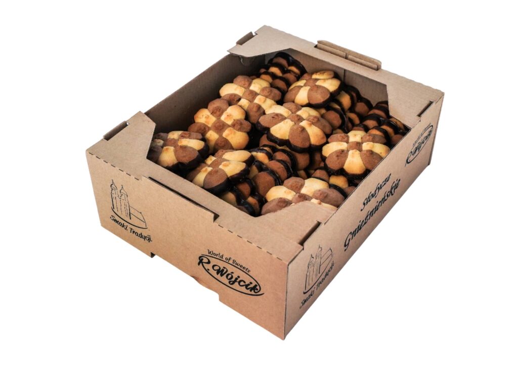 Ciastka Duety z polewą kakaową 1kg