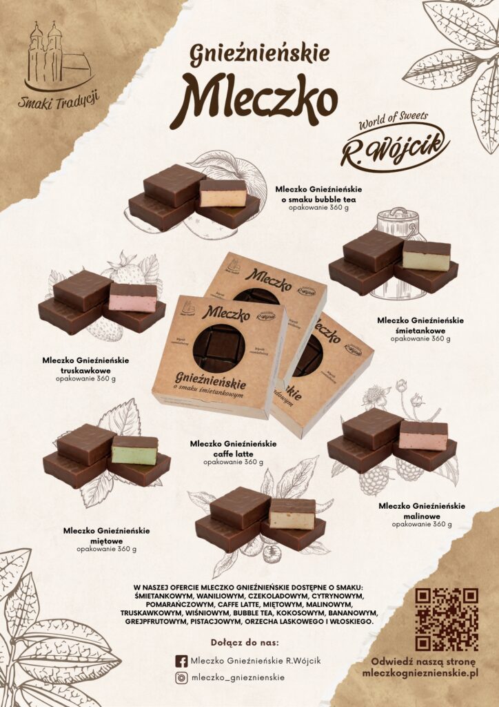 Mleczko Gnieźnieńskie opakowania 360g