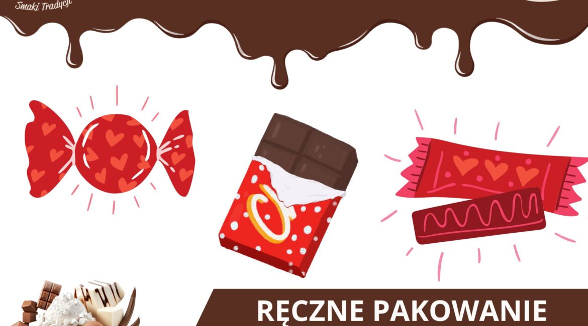 ręczne pakowanie słodyczy