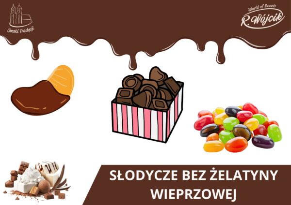 słodycze bez żelatyny